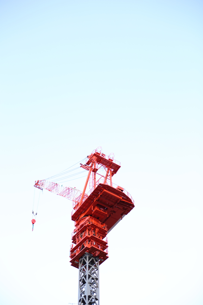 a crane 