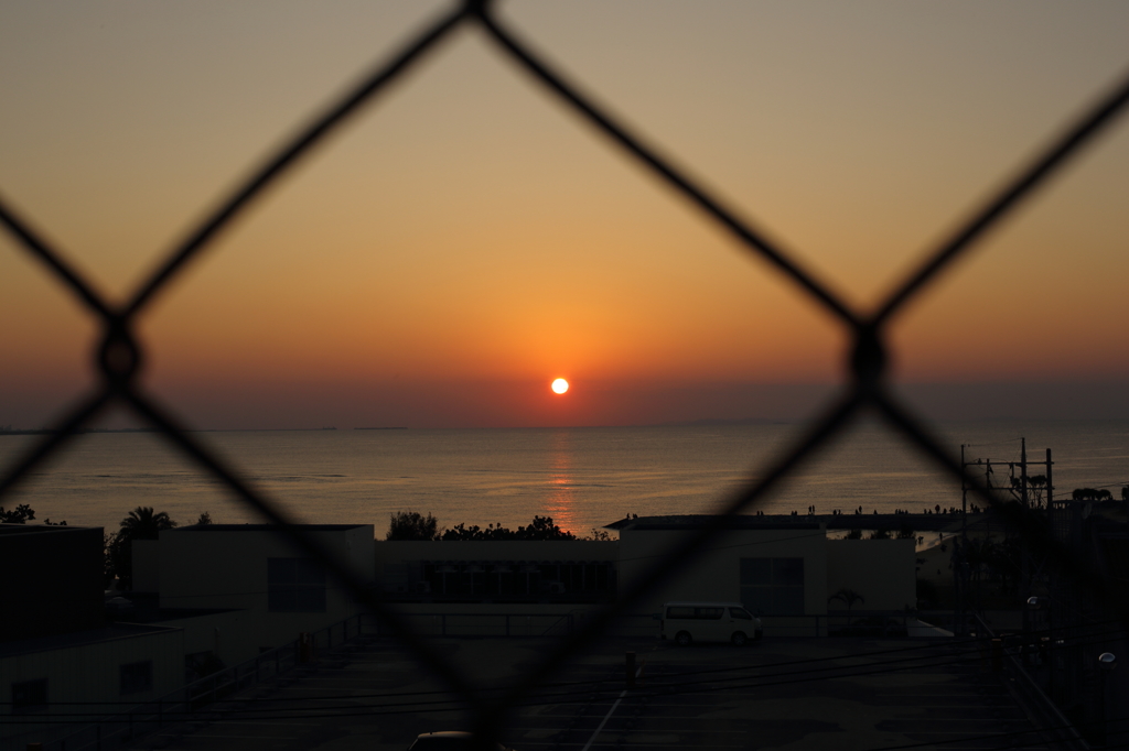 沖縄の夕日