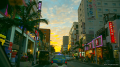 夕暮れ