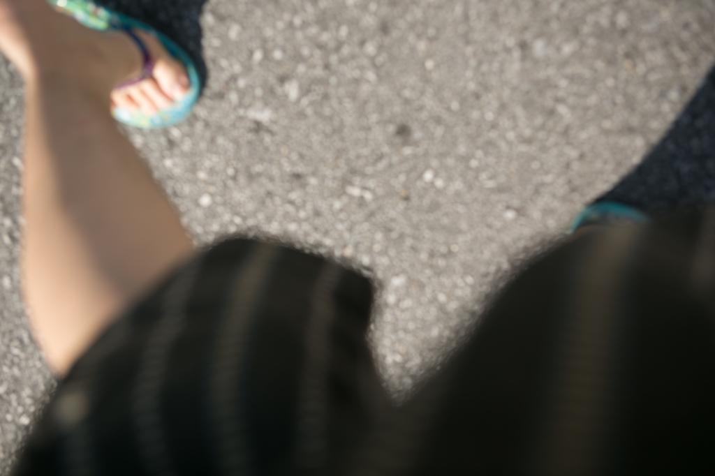歩く自分