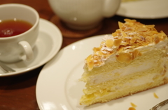 モンブランクリームのケーキ♪