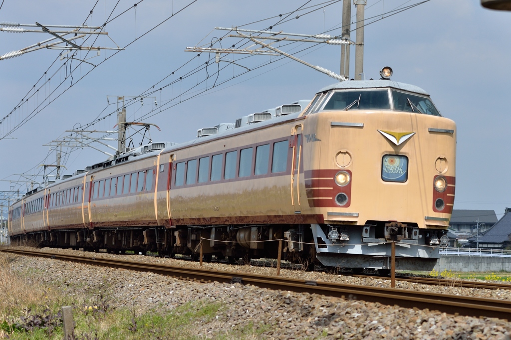 国鉄色　にちりん485系　日豊本線