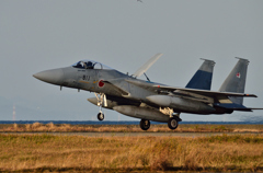 着陸　F-15J　築城基地