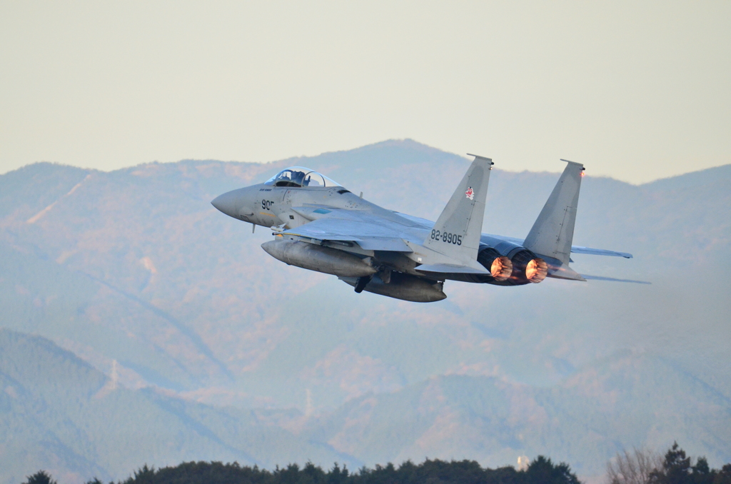 築城基地 　朝一！F-15J