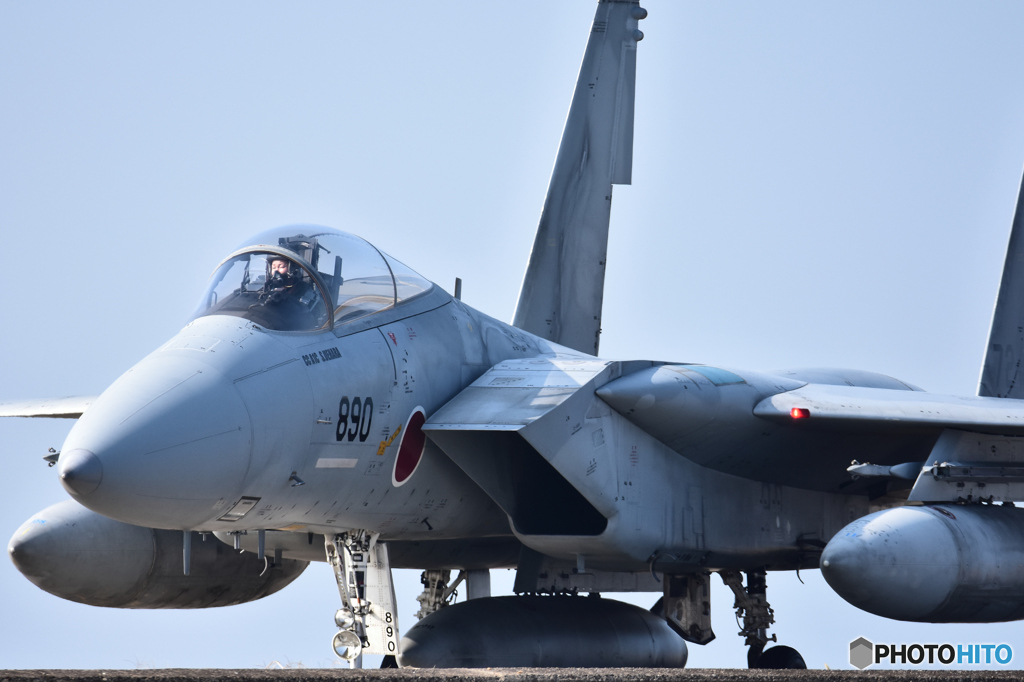 築城基地　航空祭2日前 !F-15J