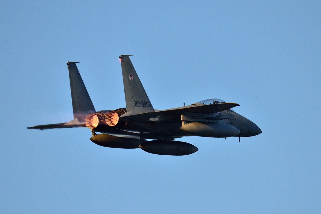 ナイトへ飛び立つ　F-15　築城基地