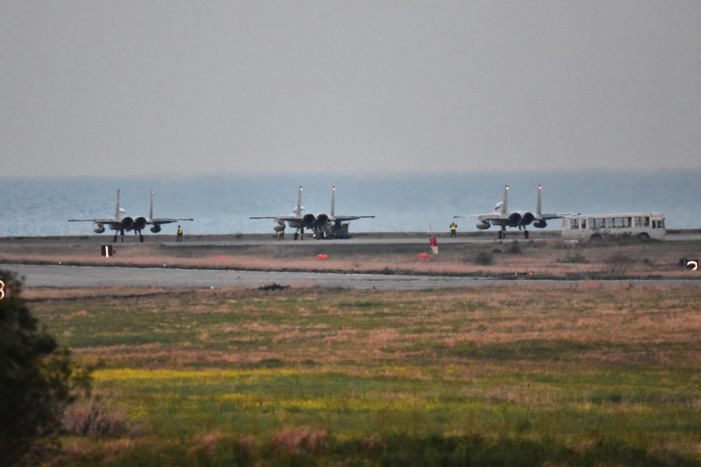 築城基地ナイト 離陸待機