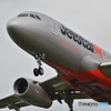 福岡空港のそばにて　JETSTAR