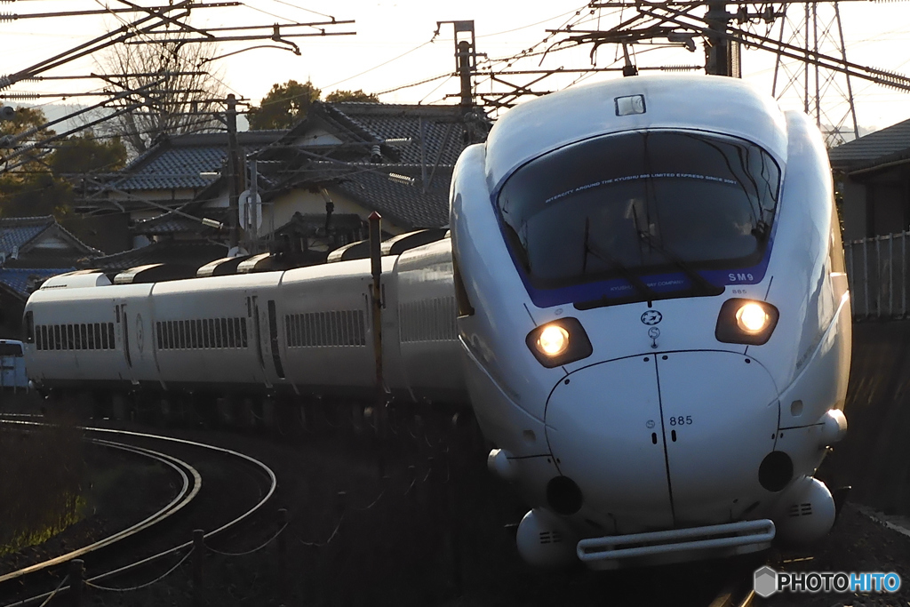 885系の白いソニック