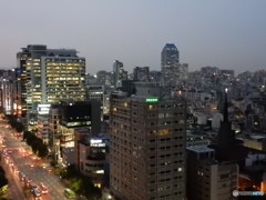 韓国ソウル特別区江南地区の夜