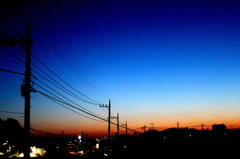 夜明け前・・