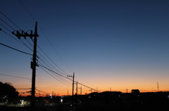今朝の空