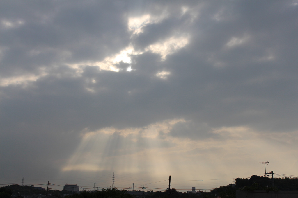今朝の空