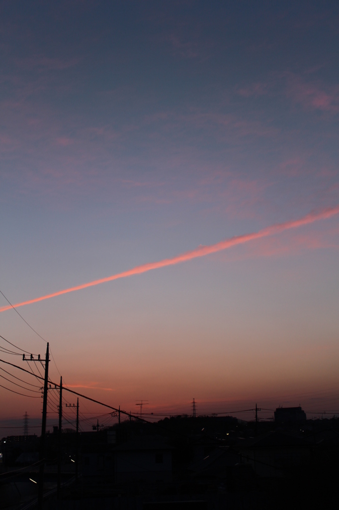 今朝の空