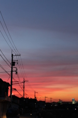 燃える空
