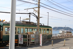 江ノ電　鎌倉高校前駅