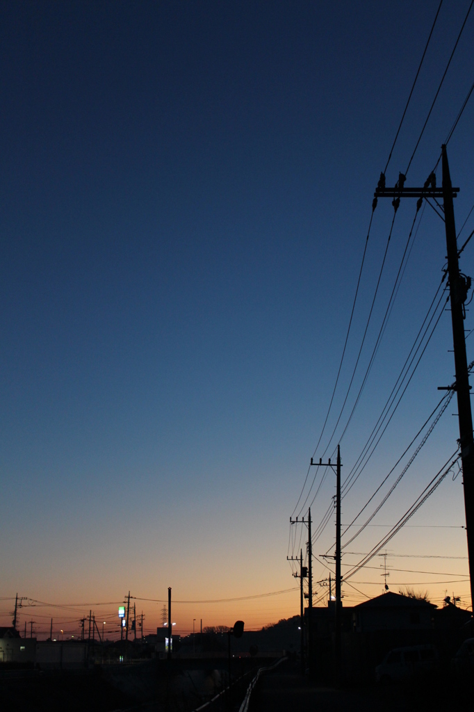 今朝の空