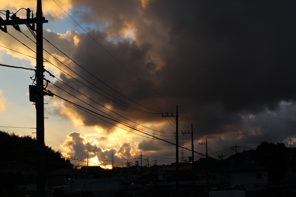 今朝の空