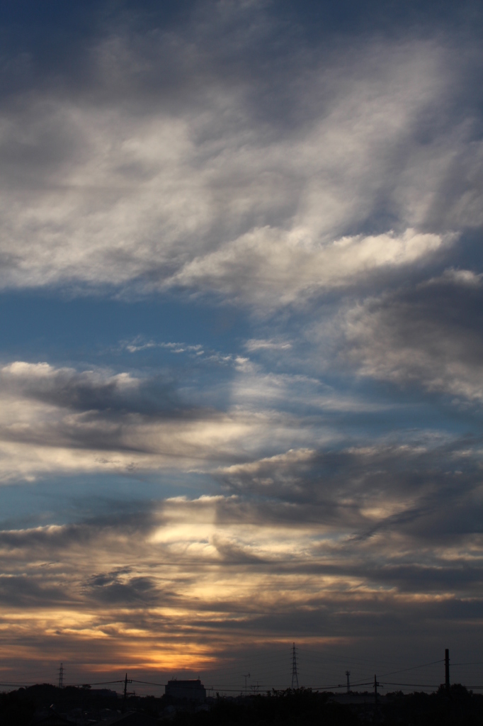 今朝の空