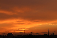 今朝の空