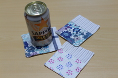 コースター縫ったよ。