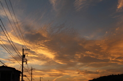 昨日の夕焼け＾＾