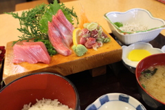 お刺身定食。