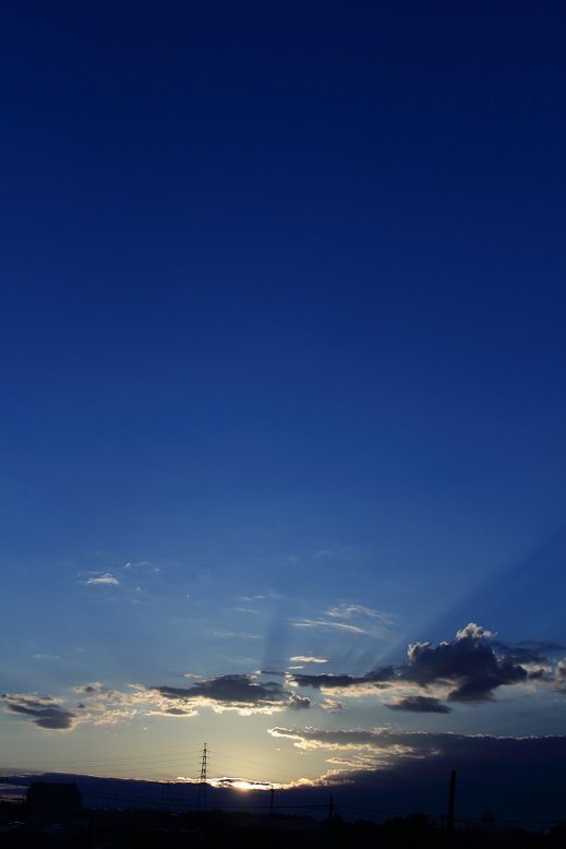 藍の空