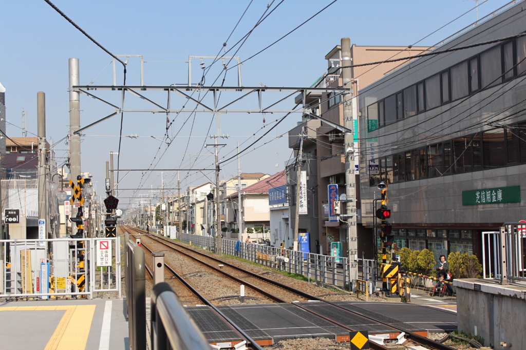踏切のある風景・・・
