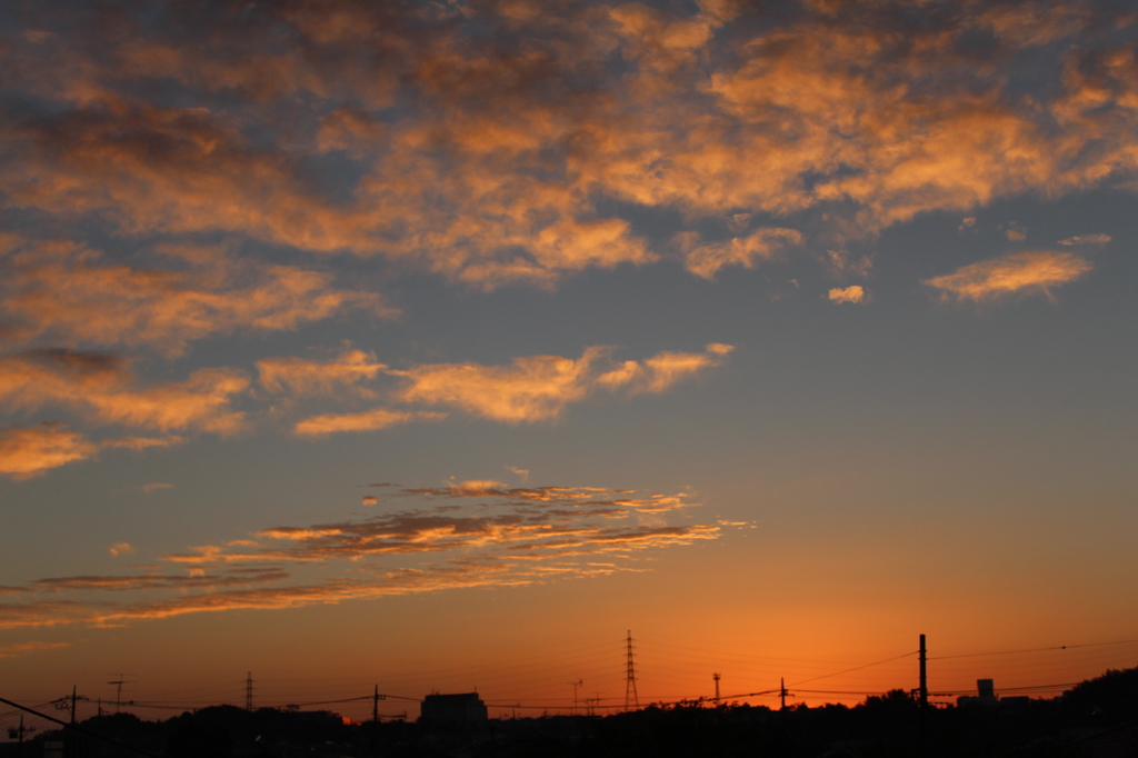 今朝の空②