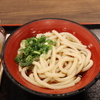 温かいぶっかけうどん。