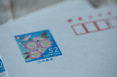 葉書は桜＾＾