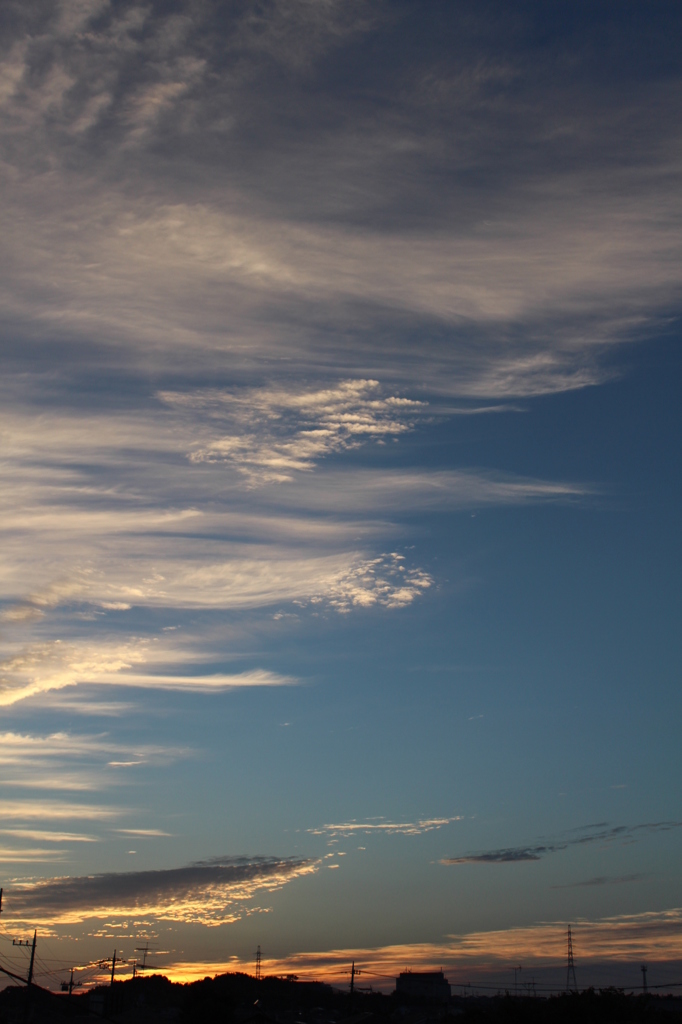 今朝の空・・