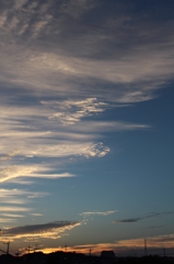 今朝の空・・