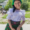 伝統的衣装を着た可愛い女の子,ルーマニア