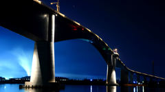 夜の江島大橋