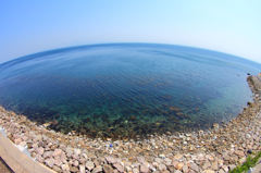 美保関の海岸