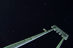 星空へ向かって
