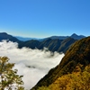 鳳凰三山・北岳と富士山