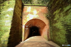 無人島一人旅　⑤煉瓦積みのトンネル