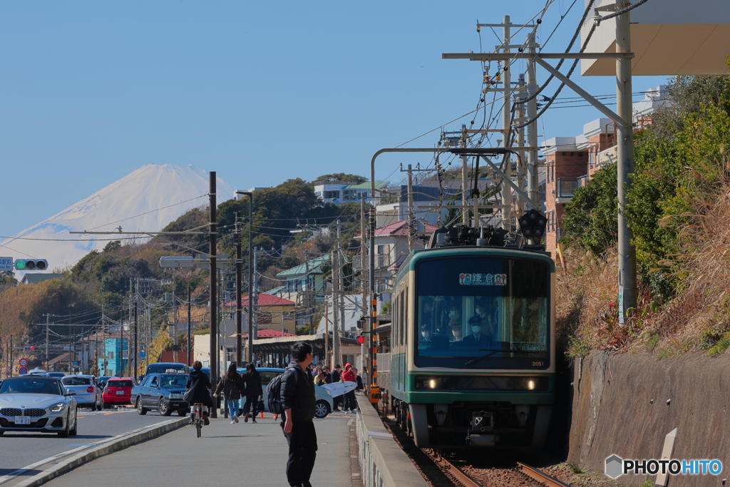 富嶽三十六景・相州江ノ電