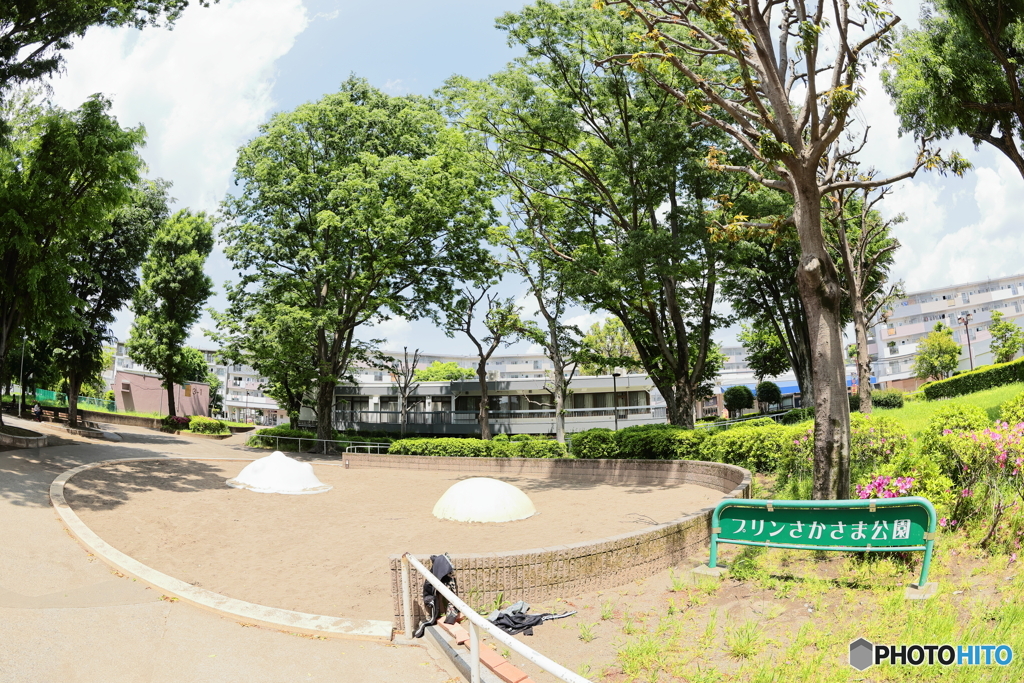 プリンさかさま公園