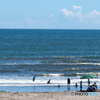 海がある広場