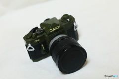 Canon F-1（オリーブ）×FD85mm f1.2