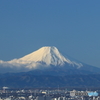 青空と霊峰