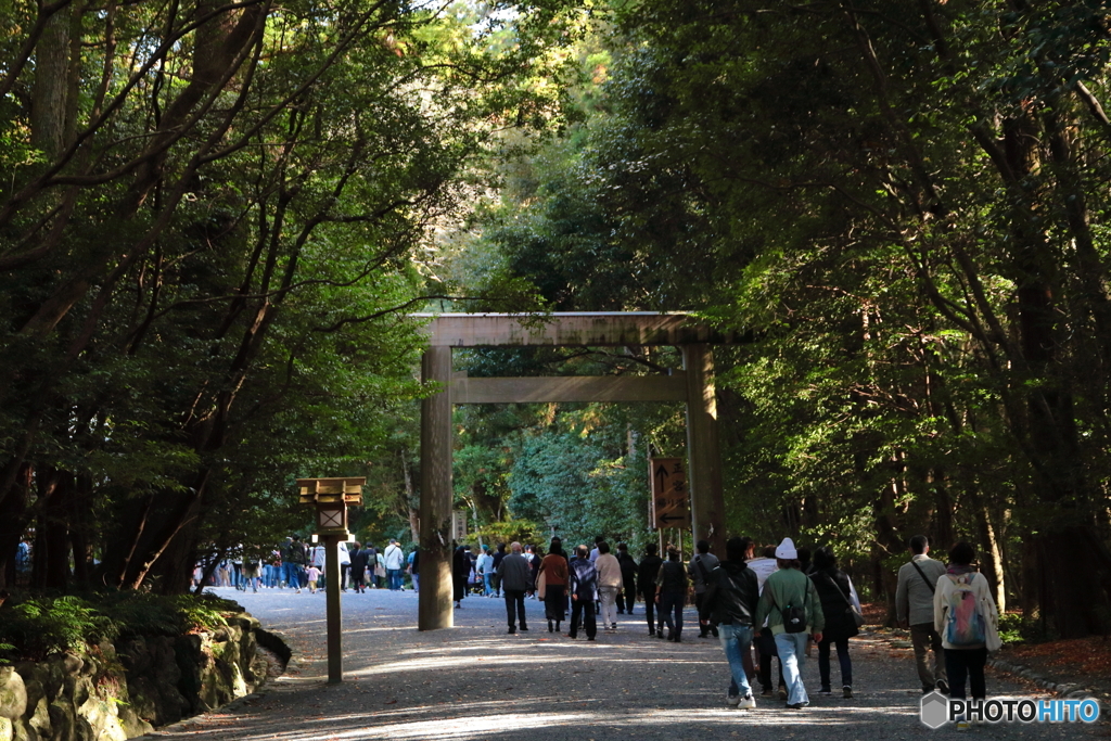 伊勢神宮・内宮　二の鳥居