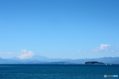 富士山と江ノ島