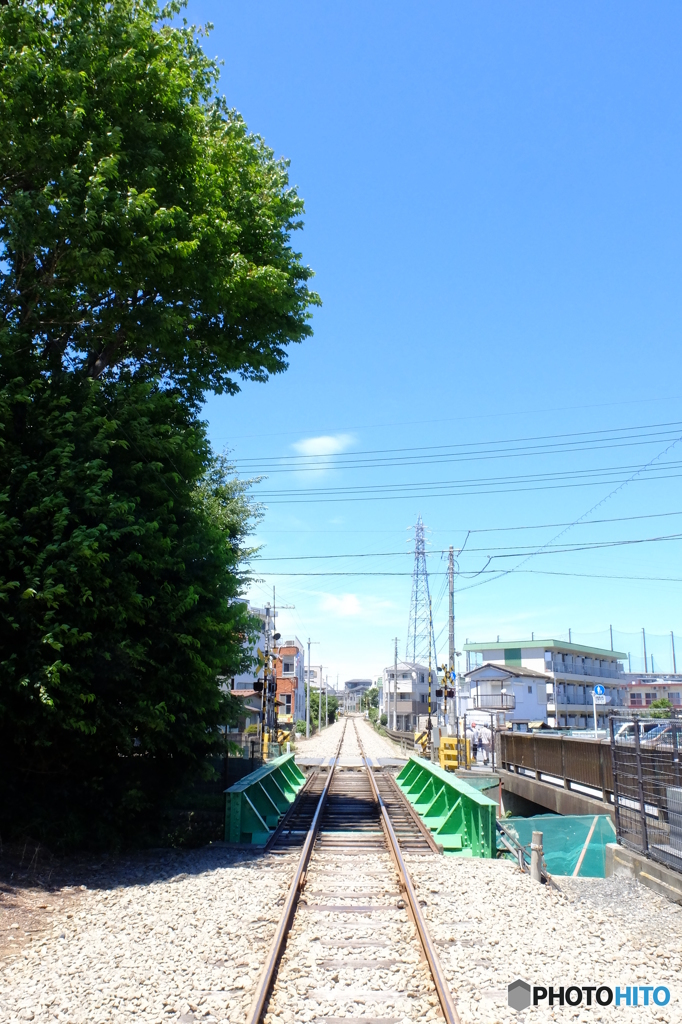 アメリカに続く線路