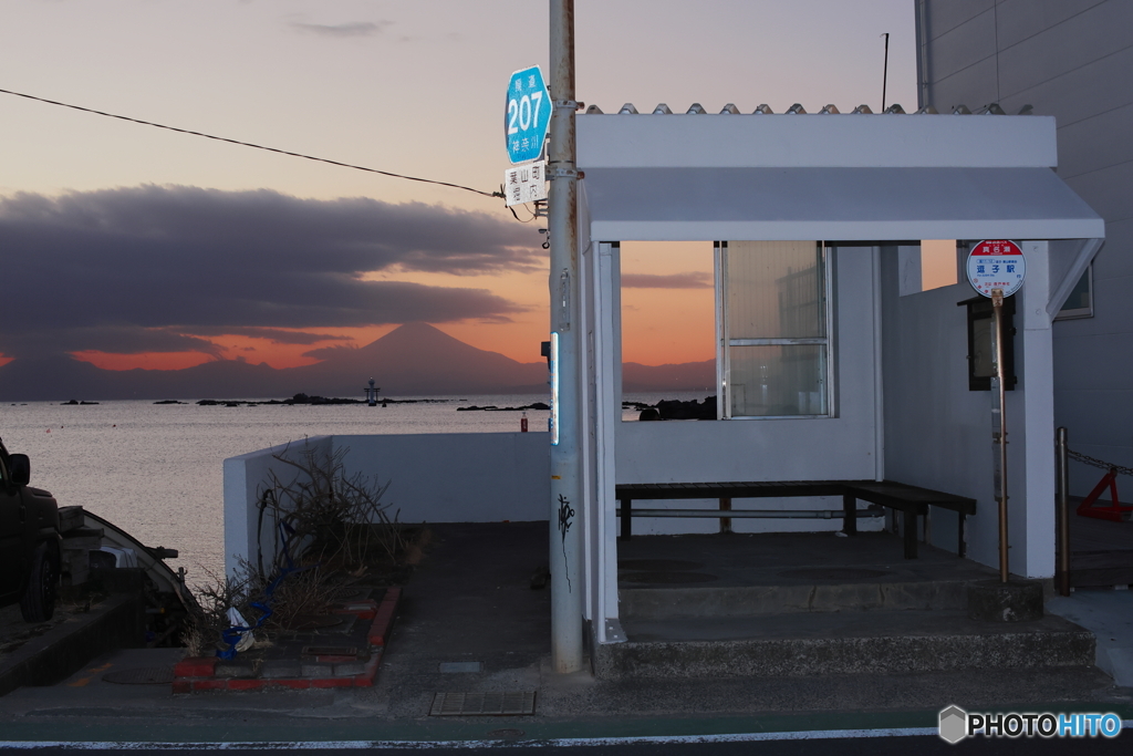 夕暮れ
