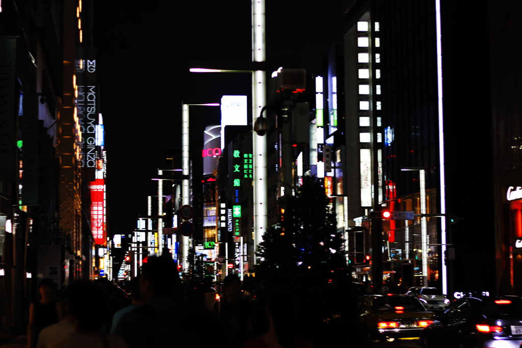 夜の銀座